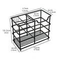 thumbnail image 2 of Small Toothbrush Holder for Bathroom,4 Slots Silver Stainless Steel Bathroom Accessories Organizer for Small Spaces, 2 of 7