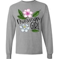 thumbnail image 3 of Inktastic Mississippi Girl Magnolia Flowers and Leaves Long Sleeve T-Shirt, 3 of 5