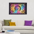 thumbnail image 3 of Multicolor Hippie Mandala Tapestry Poster Multi-styles Indian Wall Hanging Hippie Poster Bedspread Throw, 40x30 inches, 3 of 5