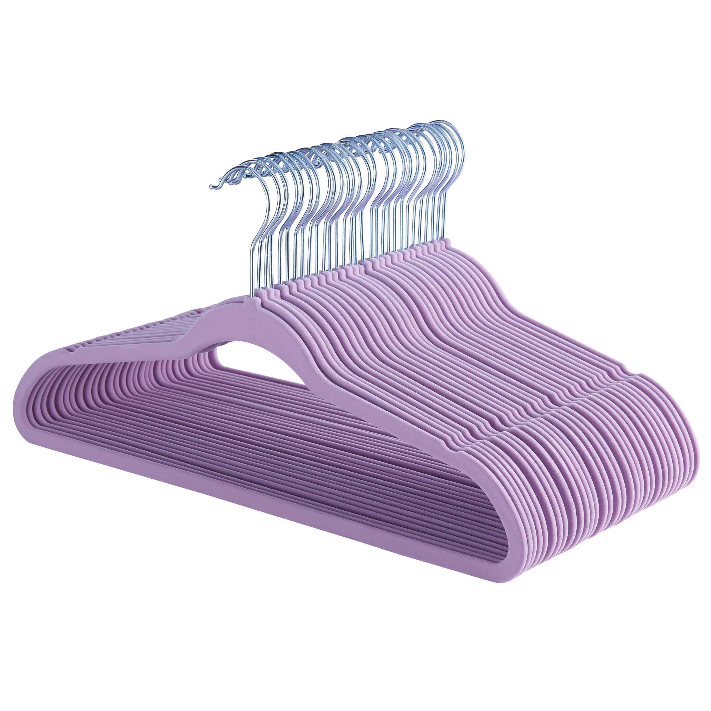 purple hangers