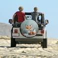 thumbnail image 6 of Heavy Duty Spare Tire Cover 14inch Watercolor Snowy Winter Woodland Animals Fox Wheel Tire Covers Waterproof Sun Protection Christmas Winter Animal Fox Fit for SUV Truck Travel Trailer, 6 of 8