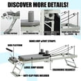 thumbnail image 4 of Máquina Pilates Reformer Zifeeuim 75 con doble resistencia, 4 of 8