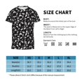 thumbnail image 4 of Fuzoiu Black White Leaves Print Youth Short Sleeve T-Shirt,Youth Dry-Fit Active Athletic T-Shirt,Short Sleeve Tops Tees for School, Sports, and Casual Wear, 4 of 6