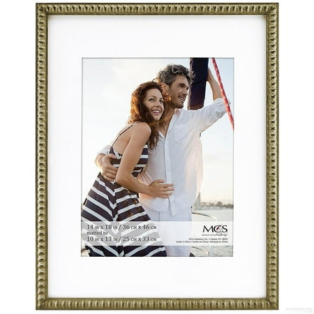 Metal Champagne Frame - THIN BEAD Wood Champagne frame 14x18 10x13 by MCS