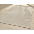 thumbnail image 5 of Abani Neutral Beige Area Rug 9' x 12' for Living Room, Bedroom - Zen Reiki Circles Pattern - Durable & Easy to Clean, 5 of 5