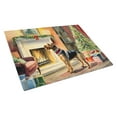 thumbnail image 4 of Carolines Treasures DAC2588LCB 12 x 15 x 0.2 in. Airedale Terrier Cozy Christmas Glass Cutting Board - Large, 4 of 51