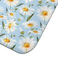 thumbnail image 3 of Daisy Floral Kitchen Dish Drying Mat Microfiber Counter Pad Absorbent Foldable Rack Mat Spring Summer Decor 18x24 Inch, 3 of 5
