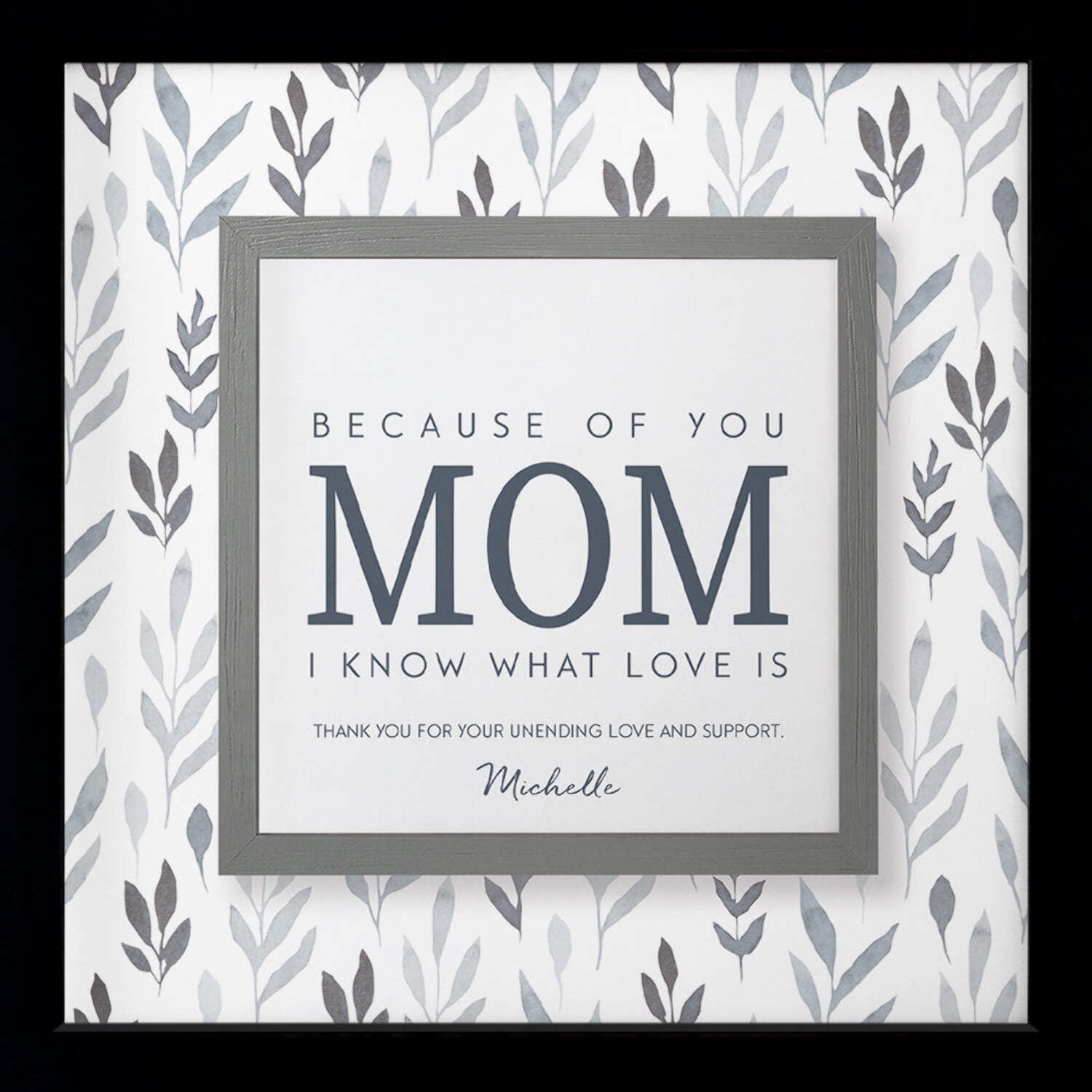 Mother's Day Birthday Personalized Print or Framed Print | Mom You Are Love