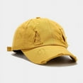 thumbnail image 5 of CoCopeanut Gaya Klasik Baru Unisex Wanita Pria Musim Panas Fashion Topi Bisbol Kapas Motor Cap Grinding Vintage Solid Sun Topi Ayah Gorros, 5 of 6