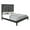 Black, variant on Pemberly Row Traditional Floral Carved Solid Wood King Bed in White