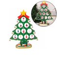 thumbnail image 1 of Moyic Adorno de de diseño de árbol de Navidad para el hogar, oficina, restaurante, mesa, decoración de árbol de madera, decoraciones de Año Kits de decoración para fiestas Moyic HA000538-00, 1 of 6