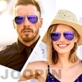 thumbnail image 2 of Gafas de sol Joopin Trendy Purple Polarized UV400 con montura plateada, 2 of 6