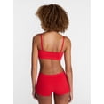 thumbnail image 3 of No Boundaries Seamless Triangle Bralette and Boyshorts Set, 2 Piece, Women's XS-XXL, 3 of 5