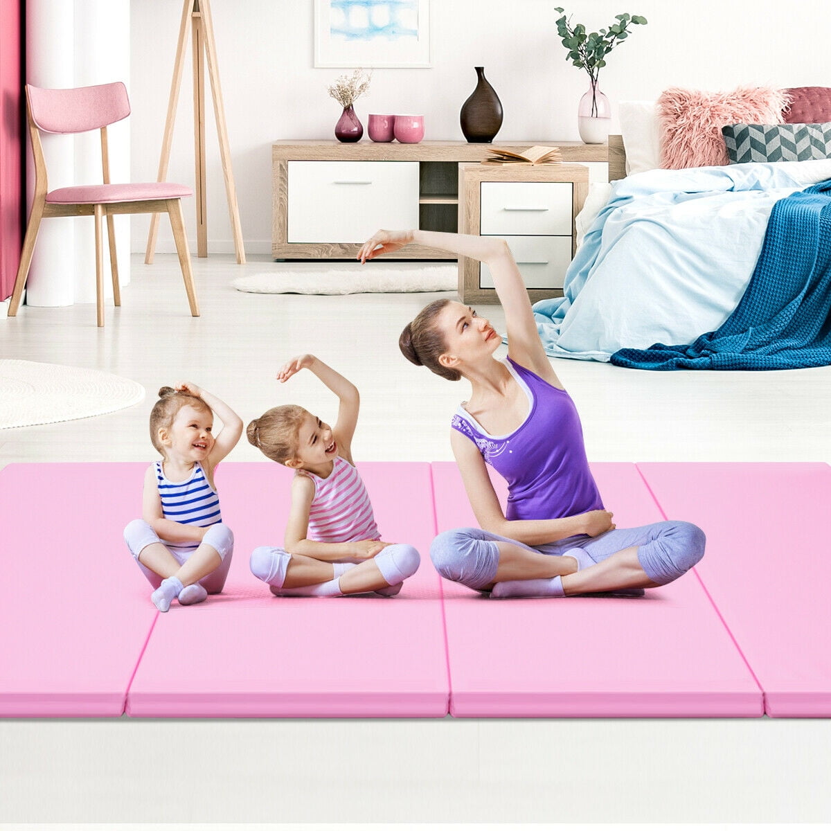 4x8 Elementary Floor Mat (Velcro Sides: 2 Sides with Velcro)