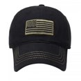 thumbnail image 6 of Thin Blue Line Flag Low Profile Cap,USA American Flag Baseball Cap, Washed Distressed Cotton Adjustable Thin Blue Line Hat, 6 of 6