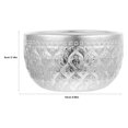 thumbnail image 2 of UPGRATOR Decorative Bowl Silver Tin Rice Serving Hotel 1Pcs, 2 of 5