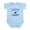 Sky Blue, variant on CafePress - Boxing Gloves Infant Bodysuit - Baby Light Bodysuit, Size Newborn - 24 Months