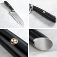 thumbnail image 3 of Cangshan L Series German Steel Forged 7-Piece Cleaver Knife Block Set, Black, 3 of 9