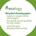 thumbnail image 3 of Ecology Recycled Drawing Paper, 9ââ x 12â, 500 White Sheets, Medium Weight Paper, 3 of 4