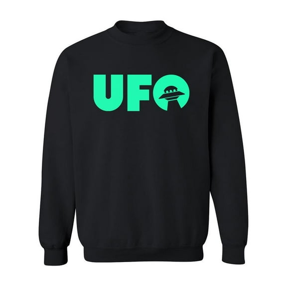 Cool Ufo Design Sweatshirt Men -Image by Shutterstock, Male Medium