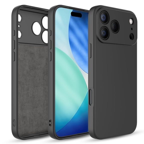Elegant Choise for iPhone 17/17 Air/17 Pro/17 Pro Max Silicone Case Soft Anti-Scratch Protective Cover