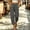 Dark Gray, variant on Women's Loose Cuffed Long Pants Baeitkot Women's Fashion Casual Solid Color Elastic Waist Pocket Loose Cuffed Long Pants White XXL