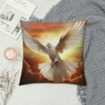 thumbnail image 2 of GOSMITH  Dove Sun Art Printed Plush Pillow Cover Decorative Pillow Cover Square Cushion Cover, 2 of 5