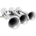 thumbnail image 4 of Vixen Horns Train Horn Kit for Trucks/Car/Semi. Complete Onboard System- 200psi Air Compressor, 3 Gallon Aluminum Tank, 3 Trumpets. Super Loud dB. Fits Vehicles like Pickup/Jeep/SUV VXO8330APRO/3118C, 4 of 10