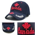 thumbnail image 4 of GDREDA Mens Caps Hat Canadian Maple Leaf Cap Flag Embroidered Unisex Adult，Navy, 4 of 4
