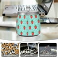 thumbnail image 6 of Yayeee Ashtray with Lid for Cigarette Smokeless Stainless Steel Home Ash Holder, Strawberry Pattern, 6 of 7
