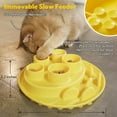 thumbnail image 2 of PuzzleFeeder Cat Puzzle Digger Yellow, 2 of 7