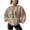 4#Khaki, variant on qolati Waffle Knit Sweatshirt for Women Christmas Trees Print Sweatshirt 2024 Trendy Crew Neck Casual Waffle Pullover Holiday Long Sleeve Xmas Tops