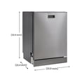 thumbnail image 2 of Equator 24 in Dishwasher Top Control 3rd Rack 15 place 3.4g Built-in QUIET 51 dB 110V Estar, 2 of 13