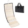 thumbnail image 2 of Foldable Hanging Jewelry Organizer with Zipper Pockets for Travel - Large Capacity for Necklaces, Earrings, Rings, and Bracelets, 2 of 6