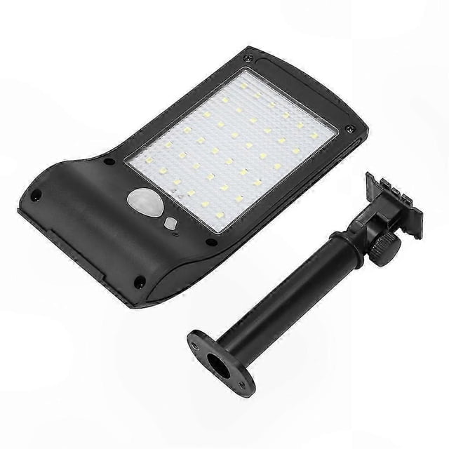 36-LED Solar Powered Waterproof Outdoor Garden Wall Lamp with Light Sensor for Yard