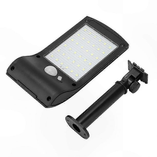 36-LED Solar Powered Waterproof Outdoor Garden Wall Lamp with Light Sensor for Yard