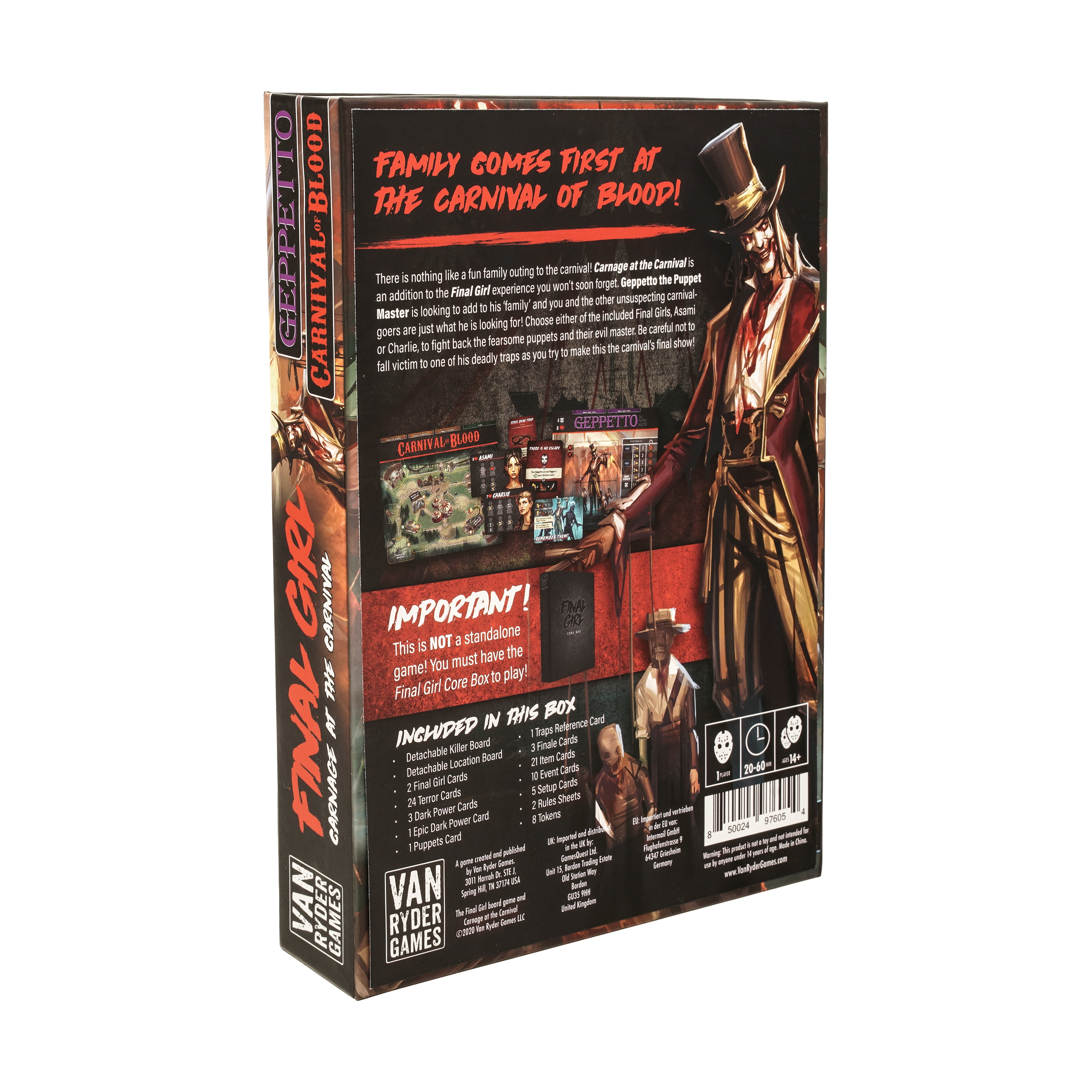 Van Ryder Games Final Girl: Feature Film Box - Carnage at the Carnival