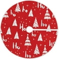 thumbnail image 1 of FMSHPON HohohoChristmas Tree Xmas Christmas Tree Skirt Stand Mat for Holiday Party Decoration Indoor Outdoor 36 inches, 1 of 6