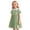 Green, variant on Lvshlubb Girls' Dresses Cute Floral Peter Pan Collar Sundress Short Sleeve Casual Beach Dress Clothes for Girls Size 3-11