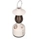 thumbnail image 3 of Altavoz de luz nocturna vintage IPX4 impermeable de mano sonido envolvente de 360 grados luz nocturna retro con música blanco, 3 of 5