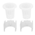 thumbnail image 1 of Tazas De Malla Ranurada Para Jardín, Macetas De Red Hidropónicas Resistentes A Los Rayos UV Fáciles De Instalar, Reutilizables, Resistentes Con Soporte Colgante Para Interiores Fyydes Garden Slotted Mesh Cups, 1 of 8