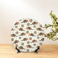 thumbnail image 6 of Honeii Colorful Armadillos1 Print Elegant Bone China Decorative Plate, Porcelain Plate,Art Crafts,Ceramic Ornaments for Home Office Wall Decor-10in, 6 of 6