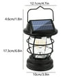 thumbnail image 3 of Gnmfd Solar Induction Hanging Light, Vintage Rainproof Garden Lantern With Auto On Off Light Sensor For Yard Balcony Patio Outdoor Christmas Decor, 3 of 6