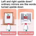 thumbnail image 2 of No Mirror Mirror Home Desktop Left And Right Do Not Reverse Makeup Mirror Real Do Not Reverse Mirror Wholesale A Generation Of Hair, 2 of 4