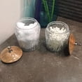 thumbnail image 3 of Nu Steel GC-5407-S Crackle Glass Canister with Wooden Lid - Small, 3 of 5