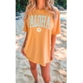 thumbnail image 3 of Aloha Hibiscus Graphic Tee - Oversized T-Shirt, 3 of 6