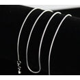 thumbnail image 5 of Collar HUOGUO, cadena con forma de serpiente chapada en plata, 20 cm de largo, 5 of 5