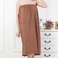thumbnail image 5 of 1 Set Bath Towel Wrap Breathable Good Elasticity Microfiber Water Absorbent Hair Towel Shower Cover Up For Ladies Cy, 5 of 5
