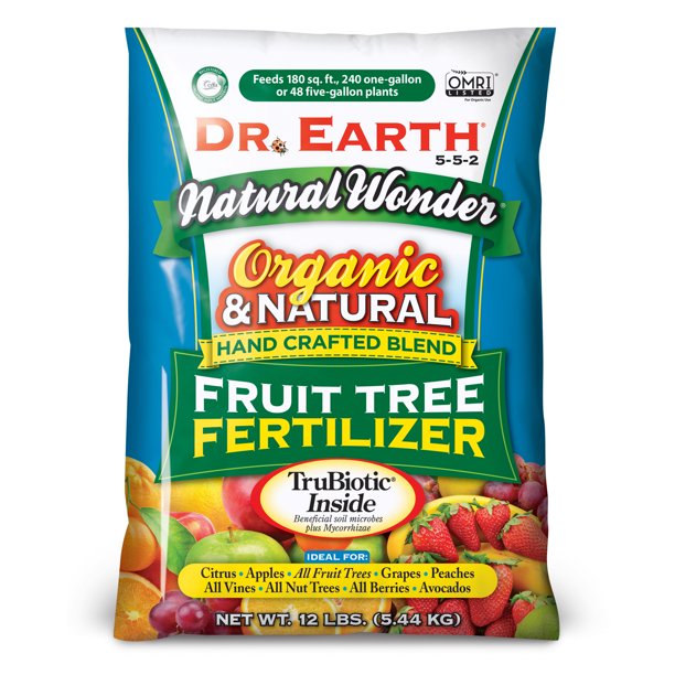 Dr. Earth Natural & Organic Natural Wonder Fruit Tree Food 552 Fertilizer, 12 lb. Walmart