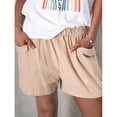 thumbnail image 5 of Sngxgn Women‘s Flowy Running Shorts Casual Summer Athletic Shorts(Khaki,XL), 5 of 7